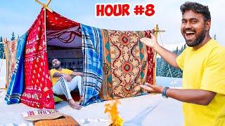 24 Hours Overnight Survival Challenge In Blanket House | Mad Brothers