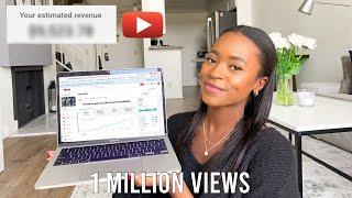 How Much YouTube Paid Me For 1 Million Views! | 2021