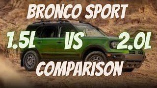 Ford Bronco Sport: 1.5L vs 2.0L Engine Comparison #fordbronco #automotiverepair  #newtoyou