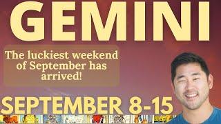 GEMINI - OMG. Enormously Auspicious Rare Week! September 8-15 Tarot Horoscope