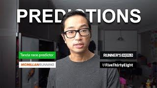 Race Predictor Comparison - 2019 Chicago Marathon