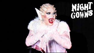 Sasha Velour "Can't Get You Out Of My Head" (bat) at NightGowns, February 2023