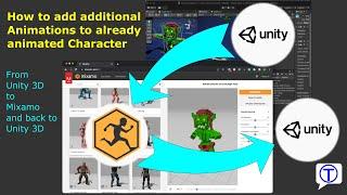 Add new mixamo animation to already animated character in Unity 3D.