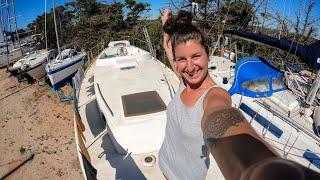 We Bought a ONE EURO (1€!!) Boat and We Got Given a lot of Free Stuff  | SAILING SEABIRD Ep. 9