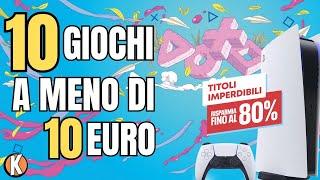 10 GIOCHI A MENO DI 10 EURO SCONTI ESTIVI #videogiochi #playstation #youtubeitalia