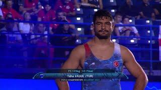 Semi Final • FS 125Kg • Amir Hossein Abbas ZARE (IRI) vs. Taha AKGUL (TUR)