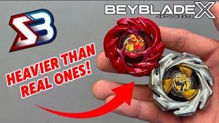 SB BRAND Phoenix Rudder & Leon Crest Is Here! Heavier than Real Beyblade X! *SUPRISING*