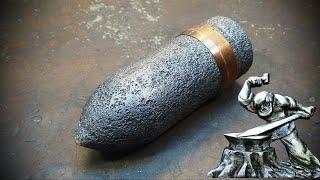 Forging a blade from an armor-piercing projectile