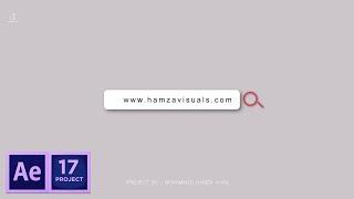 Search Logo Reveal Animation | After Effect Motion Graphics | Hamza Visuals