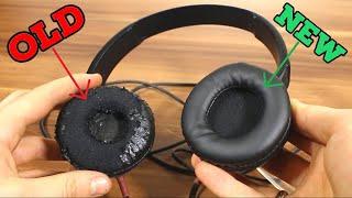 How To EASY remove/replace ear pads on most headphones [DIY]