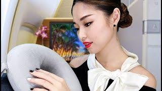 [ASMR] 4 Hours! First Class Flight Attendant VIP Treatment