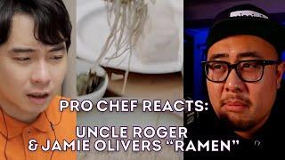 Pro Chef Reacts to Uncle Roger Jamie Oliver ALMOST Made Ramen