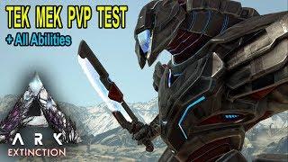 Ark TEK MEK PVP TEST!! Showcase & Abilities Ark Survival Evolved Extinction Mek Suit Test