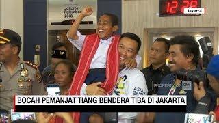 Joni, Bocah Pemanjat Tiang Bendera Tiba di Jakarta