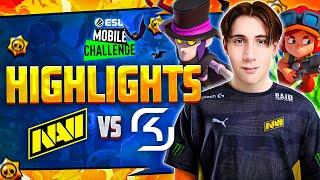 Лучшие Моменты NAVI BRAWL STARS vs SK Gaming на ESL MOBILE CHALLENGE 2021