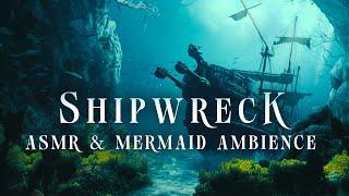 Underwater Shipwreck Ambience | 2 Hours of aquatic ASMR and soft mermaid singing