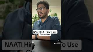 NAATI Hindi - How To Use Correction | M and MM PTE NAATI