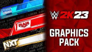 WWE 2K23 Shows Nameplate Graphics Pack