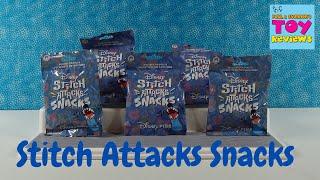 Disney Stitch Attacks Snacks Blind Bag Collector Mystery Pin Packs Opening