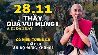 Thầy Thích Minh Tuệ quá vui mừng, có hiện tượng lạ nơi bờ hồ, thầy đi Ấn Độ được không?