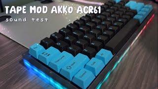 [SOUND TEST] tape modded akko acr61