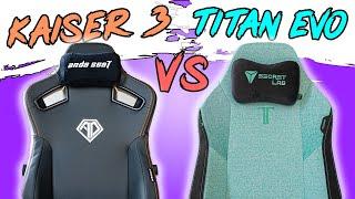 AndaSeat Kaiser 3 vs Secretlab Titan Evo 2022 - Which is King of Gaming Chairs?