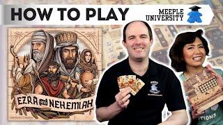 Ezra and Nehemiah - Official How to Play. How card play driven game be a nice thinky puzzle