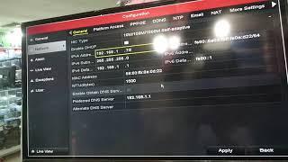 Setting NVR HIKVISION DHCP dan IP Static