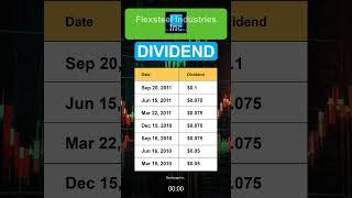 FLXS Flexsteel Industries Inc Dividend History