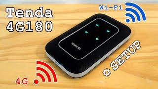 Tenda 4G180 portable 4G router  • Unboxing, installation, configuration and test