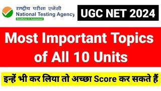 Most Important Evergreen Topics of all 10 Units| UGC NET Paper 1 | UGC NET Dec 2024 |UGC NET MENTOR