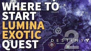 Where to start Lumina Quest Destiny 2 (Lumina Exotic)