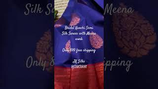 Bridal Kanchi Semi Silk Sarees||JK SILKS||#trendysarees