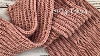 EASY crochet scarf for BEGINNERS! Crochet Video Tutorial