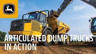 Articulated Dump Trucks in Action | John Deere Construction