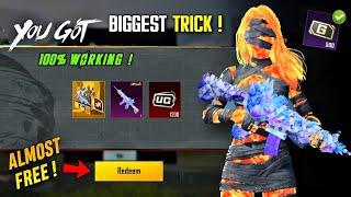 BIGGEST TRICK  FREE MUMMY M416 SKIN & NEW LAVA INFERNO MUMMY SET | BGMI ANNIVERSARY CRATE | FREE UC