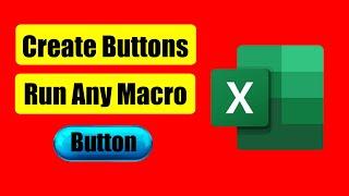 How To Create a Button to Run VBA Code