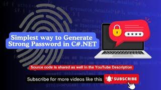 Strong Password Generator using C#.NET