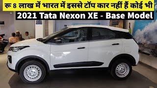 Tata Nexon 2021 XE Base Model Petrol Review Onroad Price Features