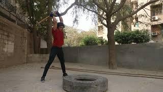 Raj suryavanshi training with hammer