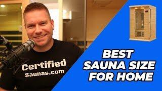 Best Sauna Size For Home Saunas (residential use) 1 Person - 2 Person - 3 Person