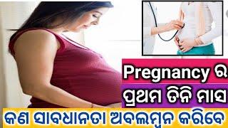 First Three Months Of Pregnancy।1st Trimester Of Pregnancy।Precautions During 3 months Of Pregnancy