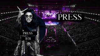 press but it's in a full arena