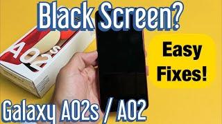 Galaxy A02s / A02: Black Screen? Screen Won't Turn On? Easy Fixes!