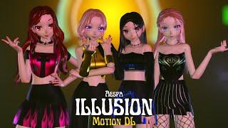 【MMD ORIGINAL MOTION DL】 ⸢Aespa⸥ 【⭒Illusion⭒】 ⸢Cul , ONE, Yumemi Nemu, Zing & Self OC Yuki⸥