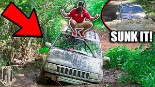 We SUNK The Jeep!! *NASTY MUD*