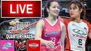 CREAMLINE VS CHERY TIGGO LIVE NOW • QUARTERFINALS | PVL ALL FILIPINO CONFERENCE 2025 #pvllive