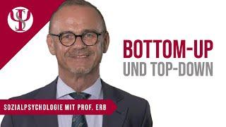 Bottom-Up und Top-Down | Sozialpsychologie mit Prof. Erb