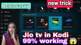 Install Jio tv in kodi without any error || 99% working || #jiotv