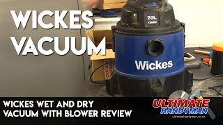 Wickes wet and dry Vacuum with blower review